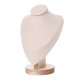 thumbnail image 1 of Soporte De Exhibición De Joyas Organizador Soporte De Cadena De Busto De Madera Blanco Roto M, 1 of 5