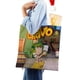 thumbnail image 4 of El Chavo del Ocho Bolso de tela con estampado de lienzo para mujer, bolsa de compras reutilizable y estética, con cremallera interior, regalo para mujer,40*40cm., 4 of 6