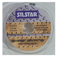 Silstar - Nylon De Pesca 0,18Mm Super Strong Resist 5,4Kg 100Mt Marron