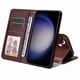 thumbnail image 2 of Funda Billetera para Samsung Galaxy S25 Plus con Porta Tarjetas y Soporte Ajustable Marrón, 2 of 5