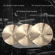 thumbnail image 5 of Crash Cymbal Sabian Stratus 20 B20 con acabado natural en bronce, 5 of 8