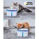 thumbnail image 2 of Fuente para mascotas Veken de acero inoxidable, 2,8 L, para perros y gatos, 2 of 7