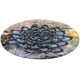thumbnail image 1 of Alfombra Redonda Desmarcar Felpa Coral Diseño Suculentas 60cm, 1 of 6