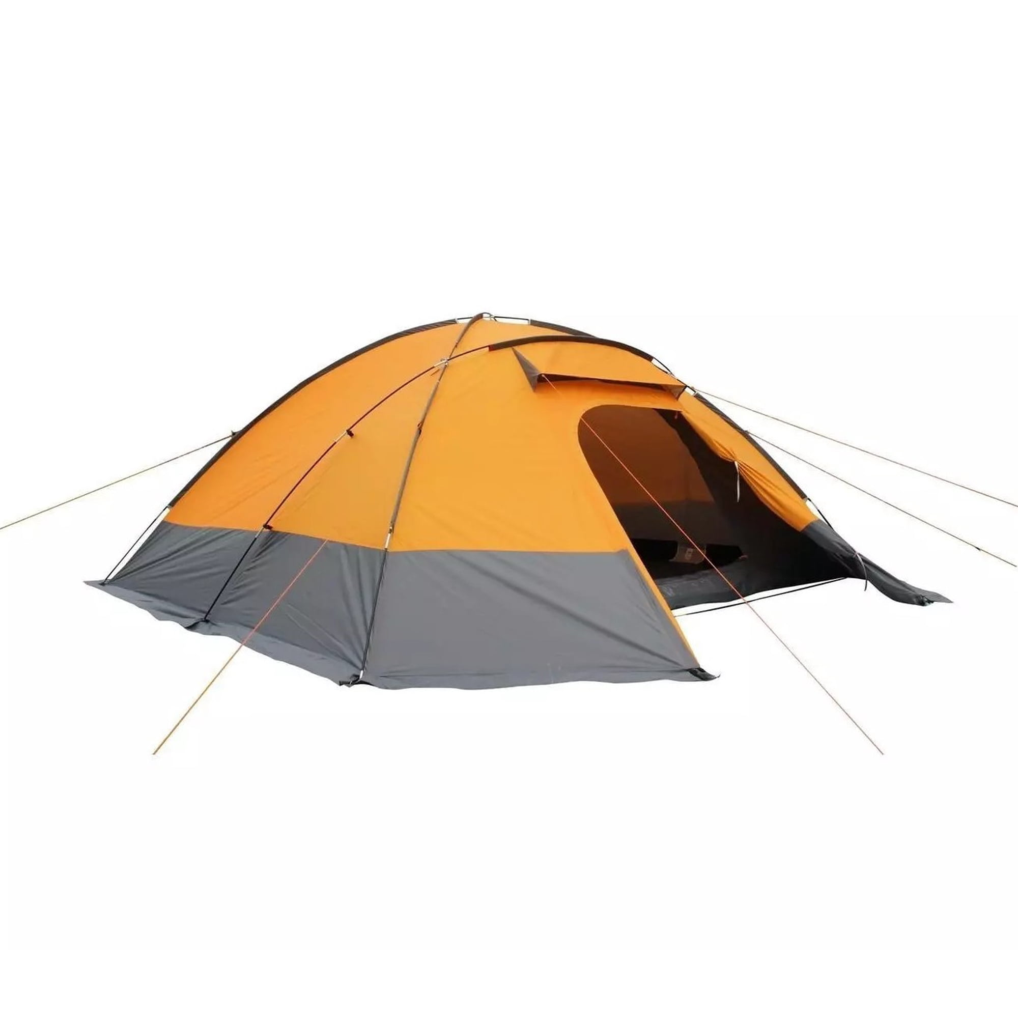 Carpa Klimber Modelo Rupanco 8 Personas Naranjo/gris