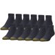 thumbnail image 1 of Calcetines GOLDTOE 656P de algodón, tobilleros, negros, 12 pares, XL, 1 of 5