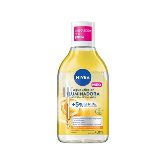 Agua Micelar Bifásica Iluminadora, 400 ml