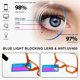 thumbnail image 5 of Gafas de lectura LOUOL READERS Oprah Style Blue Light +1.75, 5 of 7