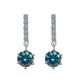thumbnail image 3 of Aretes de Moissanita 2cttw para Mujer Color D Claridad VVS1 Aretes Colgantes de Diamante Aretes de Boda de Plata Esterlina para Novias Dama de Honor con Certificado, 3 of 9