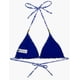 thumbnail image 2 of Bikini estilo triángulo clásico estampado azul, 2 of 7