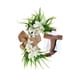 thumbnail image 2 of Corona De Pascua Decoración Rústica Para Colgar En La Puerta De Entrada, Celebración, Hogar, Blanco, 35 Cm, 2 of 3