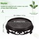 thumbnail image 3 of Uxcell Soporte para Plantas de 2 Paquetes para Macetas Interiores, Elevador de Plantas de 11.3 cm/4.45 Pulgadas para Jarrón/Pecera/Maceta/Lámpara [Marrón Oscuro], 3 of 7