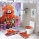 thumbnail image 1 of Juego de Cortina de Ducha y Alfombras Desmarcar Volviéndose Rojo 4 Piezas, 1 of 6