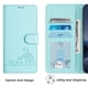 thumbnail image 5 of Funda tipo cartera FOXDOCK para Oppo Reno13 con soporte, ranuras, RFID, diseño de gato, 5 of 5
