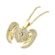 thumbnail image 2 of Collar Con Colgante De Corazón De Ala De ángel, Collar Con Medallón De Corazón Para Navidad, Madre, 2 of 5