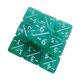 thumbnail image 2 of 10 Piezas De Dados De Contador, Accesorios Para Juegos De Cartas, Contadores De Suma Y Resta, Color Verde, 2 of 5