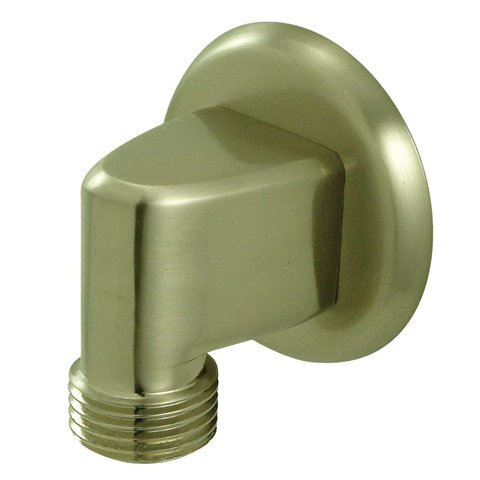 Codo De Suministro De Agua Kingston Brass K173A8, Soporte De Pared, Níquel Cepillado