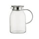 thumbnail image 4 of Jarra de vidrio resistente al calor, jarra de borosilicato, jarra de agua con asa, jarra de té helado para leche, zumo, té helado, bebidas frías 1.5L, 4 of 5