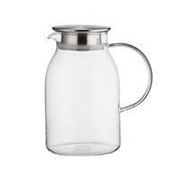 Bothyi - Jarra De Vidrio Y Pico Para Té Helado, Bebidas Caseras, Bebidas Frías, 1,2 L