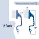 thumbnail image 2 of Cepillo de limpieza Slick Solutions – Pack de 2, azul y ergonómico, 2 of 9