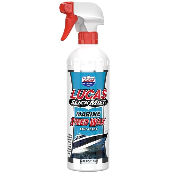 Aceite Speed Wax Lucas 10980 Slick Mist Marine, 710 ml (paquete de 12)