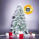 thumbnail image 3 of Arbol de Navidad 180cm Nevado Ramas blanco, 3 of 3