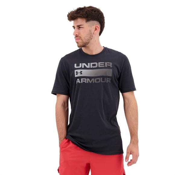 Camiseta Under Armour Team Issue Wordmark para hombre, talla XXL, negra