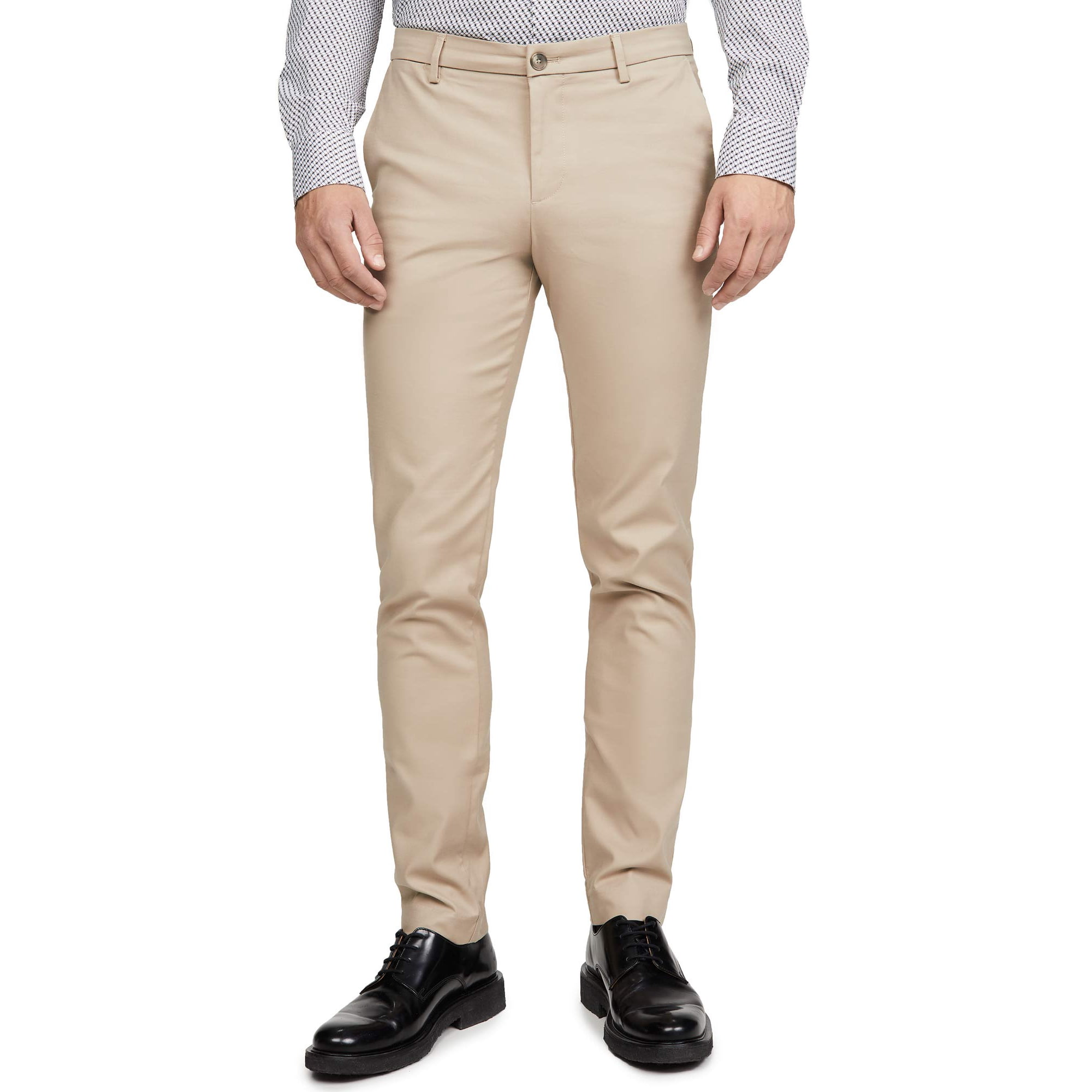 Pantalones Chinos Elásticos Modernos De Calvin Klein Resistentes A Las Arrugas