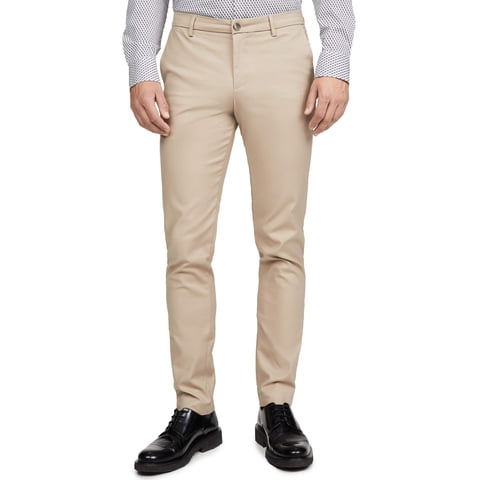 Pantalones Chinos Elásticos Modernos De Calvin Klein Resistentes A Las Arrugas