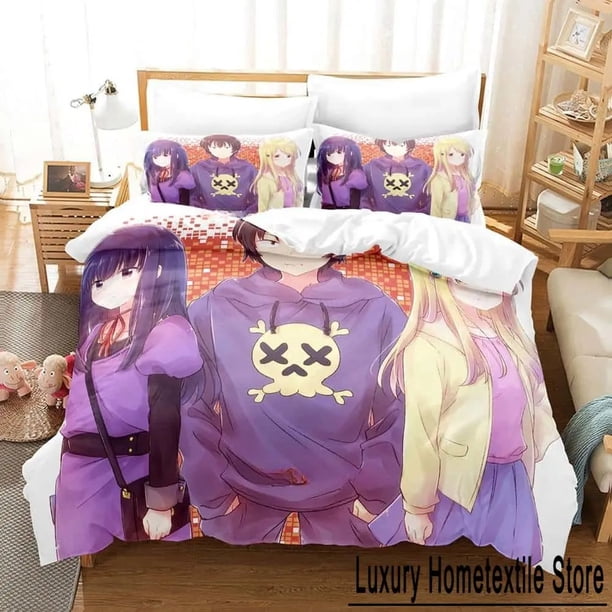 Kawaii Hi Score Girl Bedding Set Bed Set Adult Kid Bedroom Duvet cover Sets Home Textiles Bed Sheets