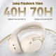 thumbnail image 4 of Auriculares TECKNET Híbridos ANC Bluetooth 6.0 Inalámbricos Blancos, 4 of 7