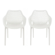 thumbnail image 1 of Pack 2 Butaca City Para Exterior Apilable Resistente - Blanco, 1 of 3