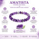 thumbnail image 2 of Pulsera amatista natural 8mm mujer energía protección calma, 2 of 3