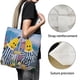 thumbnail image 3 of Bananas in Pyjamas Bolso de tela con estampado de lienzo para mujer, bolsa de compras reutilizable y estética, con cremallera interior, regalo para mujer,40*45cm., 3 of 6