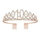 thumbnail image 1 of 1pc, 3th To18th Birthday Crown, Crystal Crown Birthday Anniversary Decoration, Happy Birthday Party Supplies, Birthday Decoration, Party Decor, Party Supplies, 1 of 3