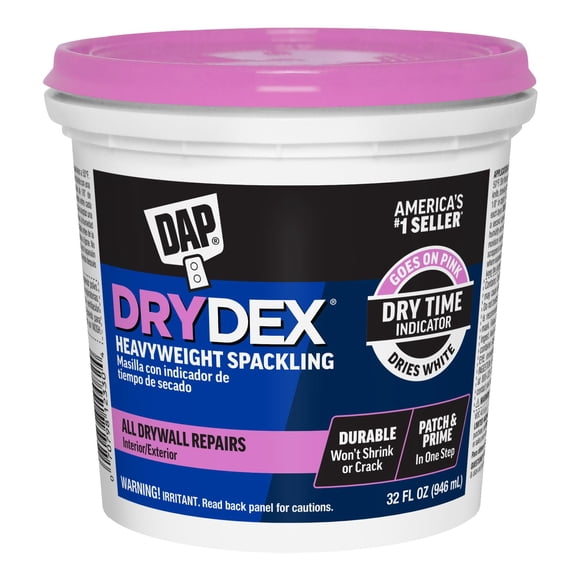 Indicador de tiempo de secado DAP DryDex de Spackling, 946 ml, rosa y blanco