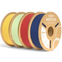 Filamento Para Impresora 3D Elegoo Mate Pla De 1,75 Mm, Paquete De 4 Kg