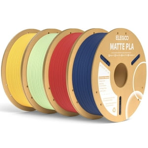 Filamento Para Impresora 3D Elegoo Mate Pla De 1,75 Mm, Paquete De 4 Kg