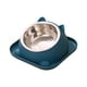 thumbnail image 3 of Cuenco Elevado Para Comida Para Gatos, Cuenco Para Comida Para Gatos, Comedero Para Mascotas, Cuenco Elevado Inclinado Para Gatos, Azul Oscuro, 3 of 3