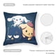thumbnail image 5 of Badtz Maru Fundas de almohada de terciopelo con tema, regalos de funda de almohada, decoración para el hogar, cojín de lanzar, regalo de cumpleaños para fans y parejas.66*66cm., 5 of 6