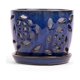 thumbnail image 1 of Maceta rePotme 13 cm con corte floral azul medianoche, 1 of 7