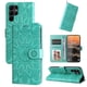 thumbnail image 3 of Funda tipo cartera FOXDOCK para Samsung Galaxy S23 Ultra , diseño girasol en relieve, cuero PU, cierre magnético, soporte y tarjetero, 3 of 5