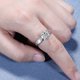 thumbnail image 5 of Anillos de Moissanita de Oro Blanco de 18K de 1 Uds para Mujer Regalo Color D Claridad VVS1 Anillos de Diamante Anillo de Plata Esterlina S925 Joyería Anillos de Compromiso de Moissanita con, 5 of 9