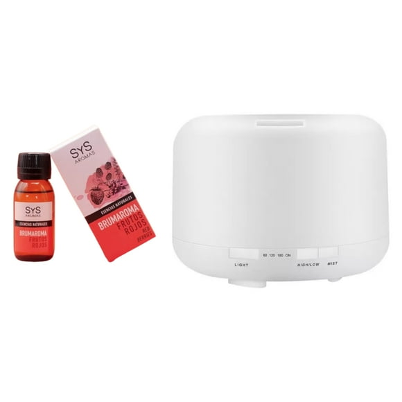 Brumaromas Ambientador Sys 50 Ml Frutos Rojos + humidificador500 Ml