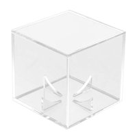 Magideal - Vitrina De Béisbol, Vitrina De Pelotas De Golf, 8 Cm, Soporte De Dados Acrílico Resistente Al Polvo Para Coleccionables, Juguetes Pequeños, Auriculare