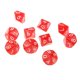 thumbnail image 2 of 10pcs Dados De Diez Lados D10 Jugando D&D RPG Juegos De Fiesta Dados Rojo, 2 of 4