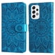 thumbnail image 4 of Funda tipo cartera FOXDOCK para Samsung Galaxy A53 5G , diseño girasol en relieve, cuero PU, cierre magnético, soporte y tarjetero, 4 of 5