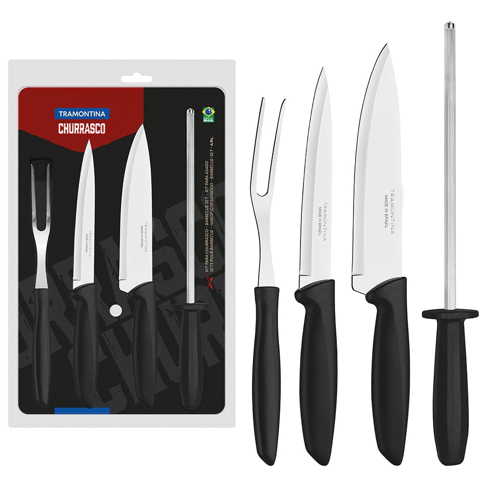 Juego Para Asado Tramontina Plenus Set 4 Piezas