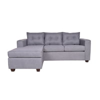 Jerk Home - Sofa Seccional Richter Gris Perla