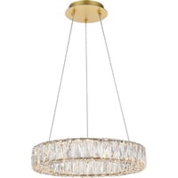 Lámpara Colgante Elegant Lighting Monroe Led Dorada 45 Cm 110V