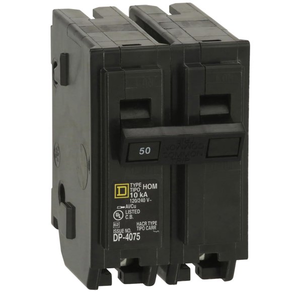 Disyuntor Schneider Electric Homeline 50A, 2 polos, 120/240 V